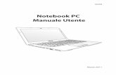 Notebook PC Manuale Utente - Asusdlcdnet.asus.com/pub/ASUS/nb/K43BY/I6459_K43BY_Emanual_Z...Notebook PC - Manuale Utente 9 Norme di Sicurezza per il Trasporto Per preparare il Notebook