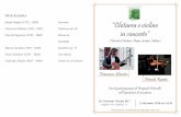 PROGRAMMA “Chitarra e violino in concerto” · 2018-10-04 · Niccolò Paganini (1782 - 1840) Romanza Cantabile Mauro Giuliani (1781 - 1829) Duettino op. 77 Franz Schubert (1797