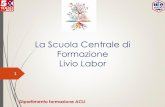 La Scuola Centrale di Formazione Livio Labor · Acli, per diversificare quanto più possibile l’offertaformativa e valorizzare le risorse/competenze interne al sistema. le attività
