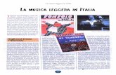 La musica leggera in Italia - Salesiani Bra · progressiva affermazione dei cantautori. Tra di essi ricordiamo Gino Paoli e Fabrizio De Andrè (1940-1999) che nel 1970 sarà il primo