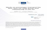Study on passenger transport by taxi, hire car with driver ... · Study on passenger transport by taxi, hire car with driver and ridesharing in the EU 5 Methodology The Annex contains