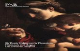 Sir Denis Mahon per la Pinacoteca Nazionale di Bologna dedicata a Guido Reni. Lidea della mostra era