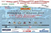 organizza DOMENICA 21 MAGGIO 2017 Le Valli Bolognesi · 200 e complessivamente le iscrizioni alla società veleggiano verso le 250 unità. 2013: terzo titolo italiano consecutivo.