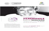 L'UNIVERSO FEMMINILECon La lunga vita di Marianna Ucrìa vince il Premio Campiello (1990) e, con la raccolta di racconti Buio, il Premio Strega (1999). Attivissima anche come autrice