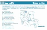 529-15-00-0-000-00 istruzioni TAO b.fix...Sjedalica za prijevoz djece težine od 9 do 36 kg u automobilu – Grupe 1, 2 i 3 (otprilike od 9 mjeseci do 11 godina). POLU-UNIVERZALNA
