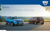 WEB Depliant Dacia Sandero Stepway 20170612 · Dacia Sandero Stepway mette subito in chiaro il suo carattere grazie alla nuova calandra cromata e più pronunciata e alla linea rivisitata