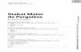 Stabat Mater de Pergolèse · 2019-05-08 · 5 Pergolesi Stabat Mater (1736) GIOVANNI BATTISTA PERGOLESI (1710-1736) compose son Stabat Mater en 1736. Atteint de tuberculose depuis