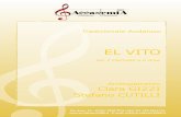 EL VITO · 2018-10-06 · Tradizionale Andaluso EL VITO Per 2 Clarinetti e 6 Arpe Arrangiamento Clara GIZZI Stefano CUTILLI