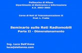 Seminario sulle Reti Radiomobili - Libero.it...L. Dell'Anna – Politecnico di Milano – Seminario Reti Radiomobili – A.A. 2002-2003 3 Fare agganciare il mobile nello stato ACTIVE