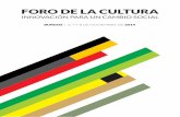programa anticipo OK - Foro de la Culturaforodelacultura.es/wp-content/uploads/2014/10/programa... · 2019-11-21 · 6 Aula Romeros de la Universidad de Burgos 11.00 h – Conferencia