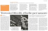 (Gianni Borsa) Teresio Olivelli, ribelle per amore del popolo 18 10... · per il prossimo assolutamente limpidi. Siamo di fronte a un giovane che ha testimoniato con la propria vita,