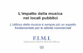 L’impatto della musica · 2018-11-13 · Pop italiana Pop straniera Rock . Generi Musicali: Pop Italiano ... Il pubblico italiano ama e vuole ascoltare la musica italiana . Top
