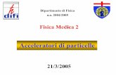 Presentazione di PowerPoint - Genovasquarcia/DIDATTICA/FM2/14_Acceleratori.pdf · campioni di droghe in urina di un paziente in coma Potere risolutivo ... Acceleratori in cascata: