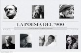 LA POESIA DEL ‘900 · 2012-05-01 · La poesia ermetica. L’ermetismo, come movimento, è attivo a Firenze fra il 1933 ed il 1942. L’Ermetismo è usato per designare un certo