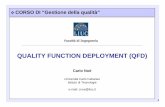 QUALITY FUNCTION DEPLOYMENT (QFD) - My LIUCmy.liuc.it/MatSup/2011/Y71006/cap 4 QFD.pdf · 2012-06-22 · 2 QFD Tecnica usata a supporto della progettazione di un prodotto ma che può