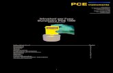 Istruzioni per l’uso Durometro PCE 1000diretta con il loro stato di durezza. In questo durometro sono state incluse le curve di conversione di durezza HL per metalli comuni rispetto
