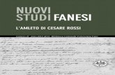 Libro NSF 2007 definitivo · 2019-12-31 · Un Amleto di più: la compagnia di Cesare Rossi ... di fronte alla mole di lavoro che sarebbe necessaria a una trascrizione delle migliaia