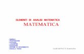 ELEMENTI DI ANALISI MATEMATICA MATEMATICAdidomeni/fismed/1314/01-ARITMETICA_1314.pdf · MATEMATICA ELEMENTI DI ANALISI MATEMATICA - SIMBOLI - PROPORZIONI - POTENZE - LOGARITMI - EQUAZIONI