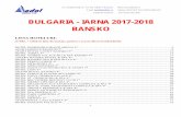 BULGARIA - IARNA 2017-2018 BANSKO · Str. Costache Negri nr. 43, Iasi-700071, Romania Web:  E-mail: dedal@dedaltur.ro Telefon: 0232.262 410 | 0232.406 043