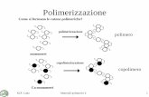 Nessun titolo diapositiva 4.pdf · 2006-01-23 · formazione di polimeri • Monomeri vinilici • Composti carbonilici – Formalmente il polimero può essere scritto aprendo il