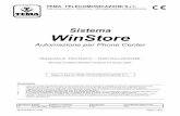 Sistema WinStore - Tema Telecomunicazioni · MAS-WinStore-rev04 Pagina 1 di 31 Sistema WinStore Automazione per Phone Center MANUALE TECNICO – INSTALLAZIONE Manuale di sistema WinStore