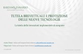 TUTELA BREVETTUALE E PROTEZIONE DELLE NUOVE …...(c) the server accesses a database of vendors to identify vendors offering at least one of the selected products; (d) the server determines,