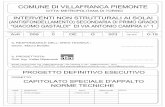 Avfr 008 0 DE G 003 discipli edili 0-19 - Villafranca Piemonte · Per le calci idrauliche devono essere soddisfatte le seguenti limitazioni: Calci idrauliche Perdita al fuoco Contenuto