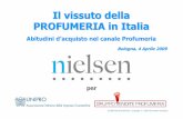 Il vissuto della PROFUMERIA in Italia...Title AC NIELSEN - Sezione profumeria DEFINITIVA 2008 Author Santambrogio Created Date 3/31/2009 12:00:00 AM
