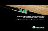 UniSystem Plus e PDS , soluzioni innovative per pavimenti ... · Unisystem Plus è indicato per pavimenti in legno o in laminato con spessore da 6,5 mm a 22,6 mm. A light pressure