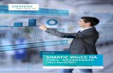 ( More than SCADA ) · 2017-09-21 · 通过 simatic wincc oa 增强性能 高效 利用各种组件，您可以快速升级生产线的可视化程序以适应 当前市场的需求。从而能够轻松实现新的流程及想法，而不