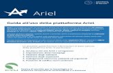 Ariel 2017-10-06¢  Ariel £¨ la piattaforma Unimi che permette ai docenti, che ne fanno richiesta, di