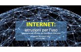 INTERNET...6 • Il 57,3% della popolazione italiana ha accesso ad internet • Solo il 36,9% si connette almeno una volta al giorno • Quasi tutti i giovani dai 15 ai 24 anni si