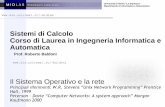 Sistemi di Calcolo Corso di Laurea in Ingegneria Informatica e … · 2020-02-27 · Università di Roma “La Sapienza” Dipartimento di Informatica e Sistemistica Sistemi di Calcolo