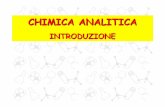 Introduzione 06 07 - University of Cagliari · soluzione, gravimetria e volumetria) e Chimica Analitica strumen tale appare obsoleta. Anche la distinzione tra Chimica Analitica qual