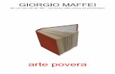 GIORGIO MAFFEI - arte povera.pdfStorico libro/multiplo dell'Arte Povera di Luciano Fabro edito in 120 ex. numerati e firmati. (2/120). In aggiunta una dedica autografa dell'artista.