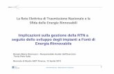 La Rete Elettrica di Trasmissione Nazionale e la …La Rete Elettrica di Trasmissione Nazionale e la Sfida delle Energie Rinnovabili Implicazioni sulla gestione della RTN a Terna Rete