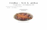 India Sri Lanka '946 India - Sri Lanka '94 Giuseppe Pompili - Via Bellaria n.18 - Bologna - Tel.: 051-493756 3. Mezzi di trasporto 3.1 Aereo Ad eccezione del Sud, l'unico sistema per