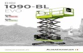 BIBI 1090-BL - TVH Equipment...The automatic levelling of the machine, enables the operator to work easily and always in full safety conditions even in big slopes or uneven and rough