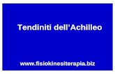 10- Tendiniti dell'Achillefisiokinesiterapia-news.it/NewDownload/Achille.pdfKashida - 1997. L’età • Modificazioni strutturali e biochimiche (perdita di acqua e fibre elastiche)
