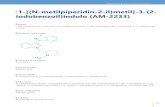1-[(N-metilpiperidin-2-il)metil]-3-(2- …252 Di seguito si riportano alcune informazioni disponibili su AM-2233: AM-2233 è un cannabinoide sintetico appartenente alla famiglia dei