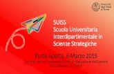 SUISS Scuola Universitaria Interdipartimentale in Scienze ...Politecnico di Torino. Porte Aperte 6 Marzo 2019 OFFERTA FORMATIVA ... Macroeconomia ... Alla fine del percorso, superato