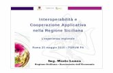 Interoperabilità e Cooperazione Applicativa nella Regione Siciliana …forges.forumpa.it/assets/Speeches/2107/994_mario_lanza.pdf · 2010-07-01 · Mario Lanza Regione Siciliana