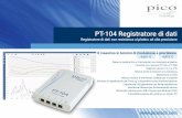 PT-104 Registratore di dati - Pico TechnologyPT-104 PRT Registratore di dati Flessibile: misura le temperature con sensori PT100 o PT1000, oltre a resistenza e ... quel punto con una