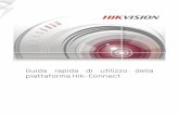 Guida rapida di utilizzo della piattaforma Hik-Connect · 2017-06-05 · Hikvision Digital Technology Co., Ltd. Hikvision Italy S.r.l. 36 Macheng Road, Hangzhou 310012, China Società