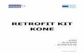 RETROFIT KIT KONE · Cavo per kit retrofit Kone / Cable retrofit kit Kone (5KT-120) INSTALLAZIONE KRM / KRM INSTALLATION. Per avere accesso al KRM rimuovere il coperchio agendo sulle