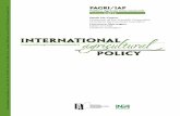ppagri / iapagri/ · PDF file

La rivista trimestrale “Politica Agricola Internazionale / International Agricultural Policy” (PAGRI/IAP) nasce con l’obiettivo
