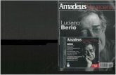Amadeus Luciano Berio Amadeus BERIO Sequenza VIII Chemins IV Corale [su Sequenza VIII] Folk Songs Francesco