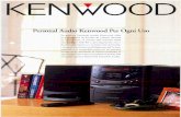 KENWOOD - Sito web personale di Quirino Cieri · 2014-10-03 · Kenwood persegue una politica di continua ricerca e sviluppo. Pertanto i prodotti possono presentare caratteristiche