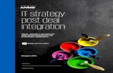 IT strategy: post deal integrationVa inoltre segnalato che la documentazione tecnica è risultata, in quasi il 20% dei casi, del tutto assente oppure totalmente obsoleta, aumentando