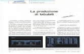 La produzione di tabulati - Giornalista IT · 2010-02-03 · golazione Report Generator sono RE-FLEX della Borland, SYMPHONY della Lotus, DATA EASE della Sof-tware Solution e Framework